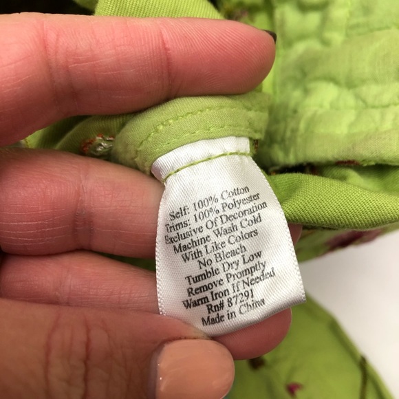 Johnny Was Lime Green Floral Embroidered Jacket - Picture 7 of 8